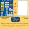 ToyGenie 2 in 1 Magnetic Calendar with White Board - Image 3
